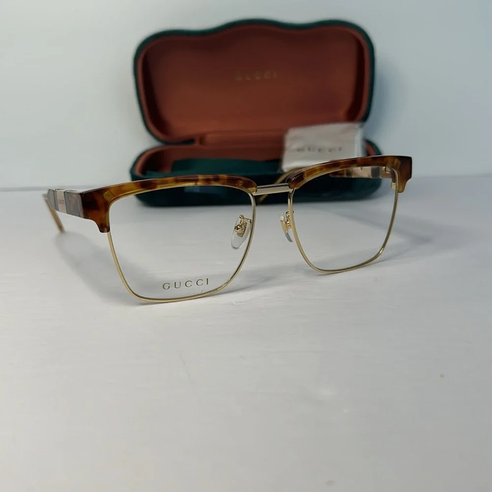 Authentic New GUCCI Men's Opticals GG0605O-30008100-010